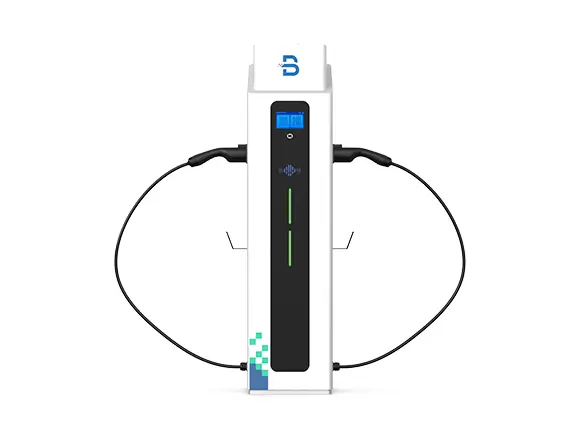 Charger with two integrated cables